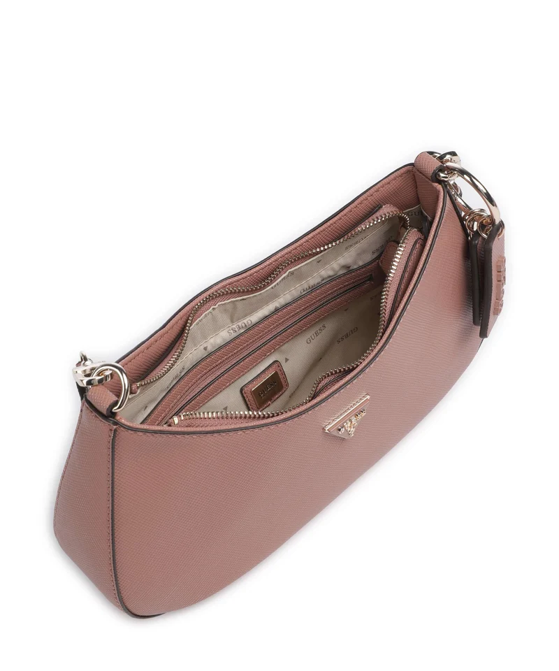 Guess Noelle II Sac porté épaule rosewood