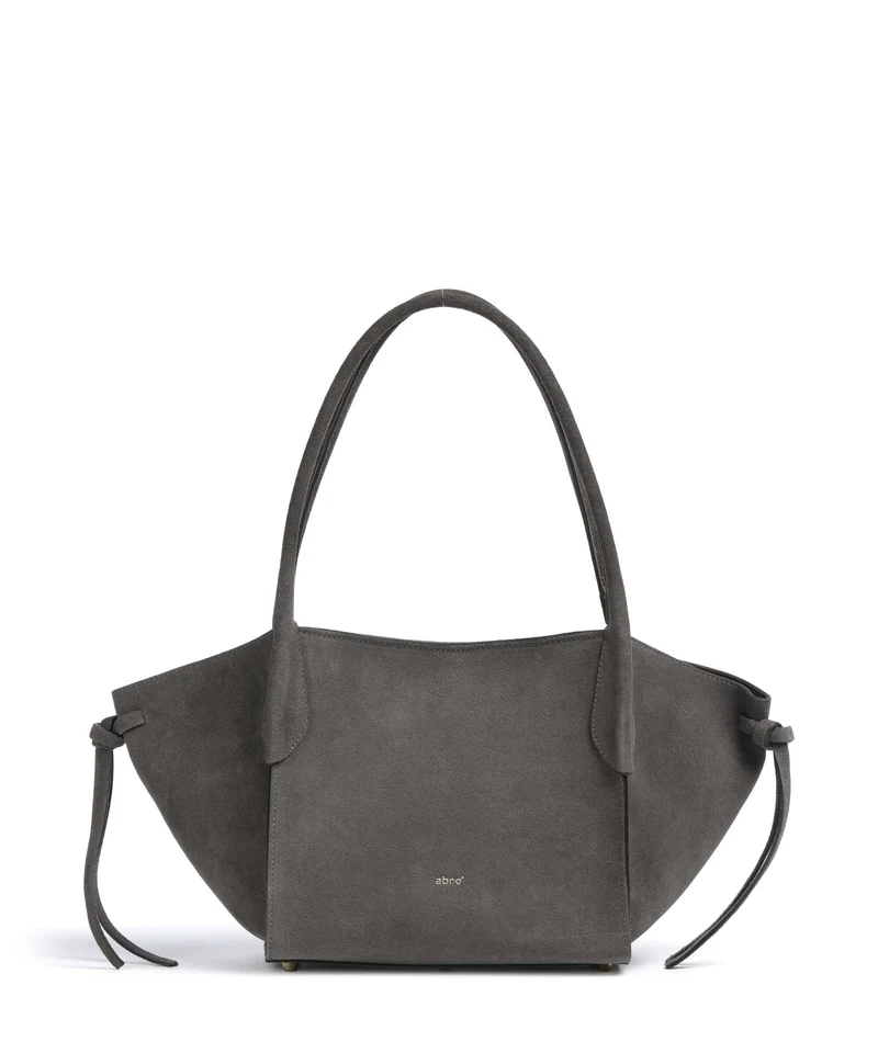 Abro Suede Vibe Small Sac porté épaule grey
