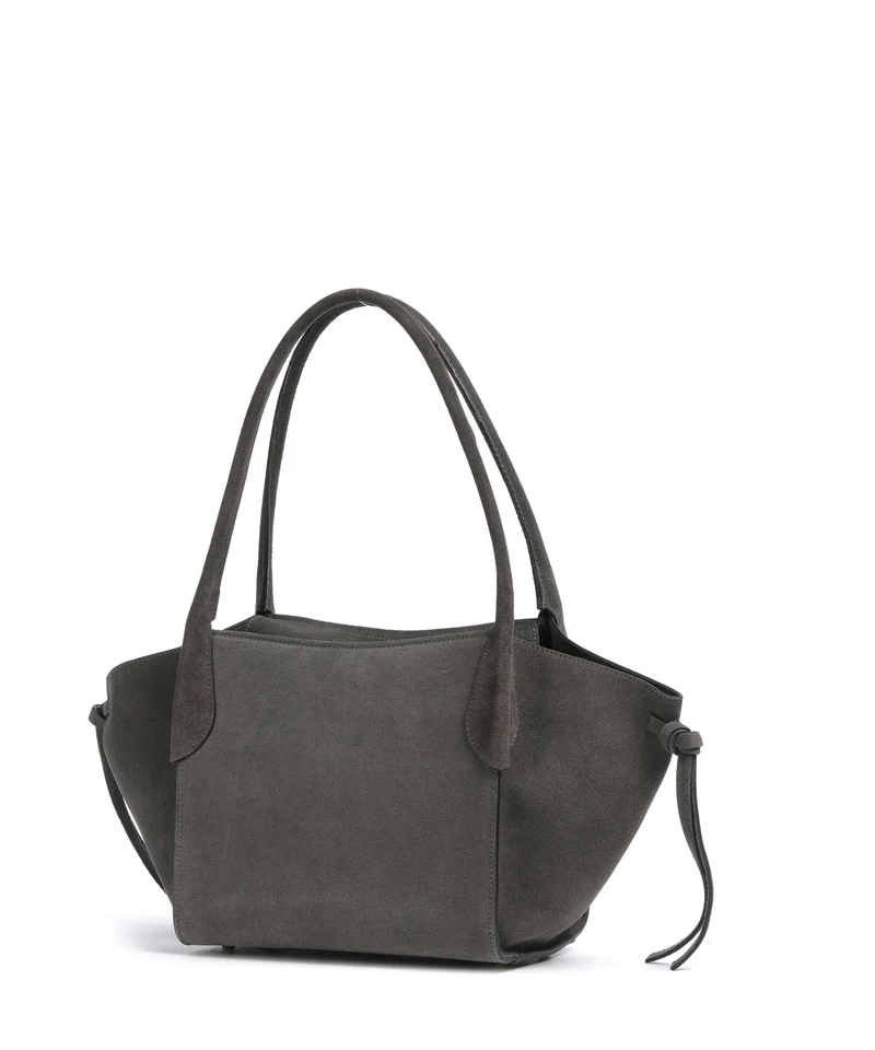 Abro Suede Vibe Small Sac porté épaule grey