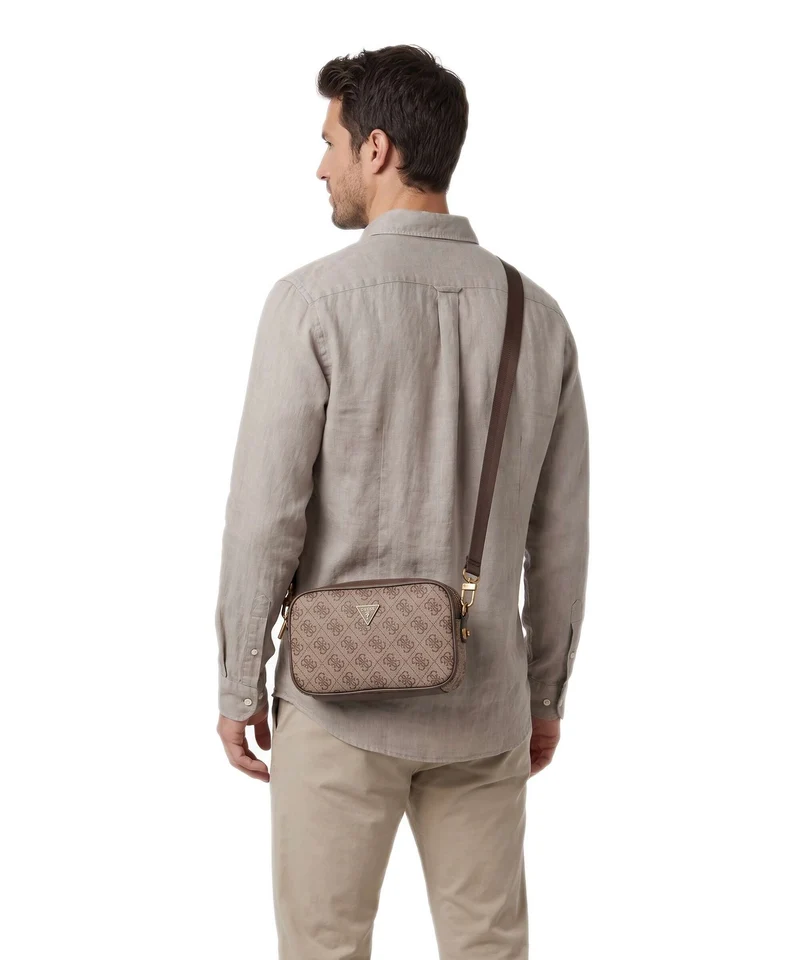 Guess Milano Small Sac bandoulière beige/brown