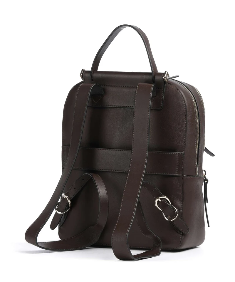 Piquadro W92T Sac à dos suede dark brown