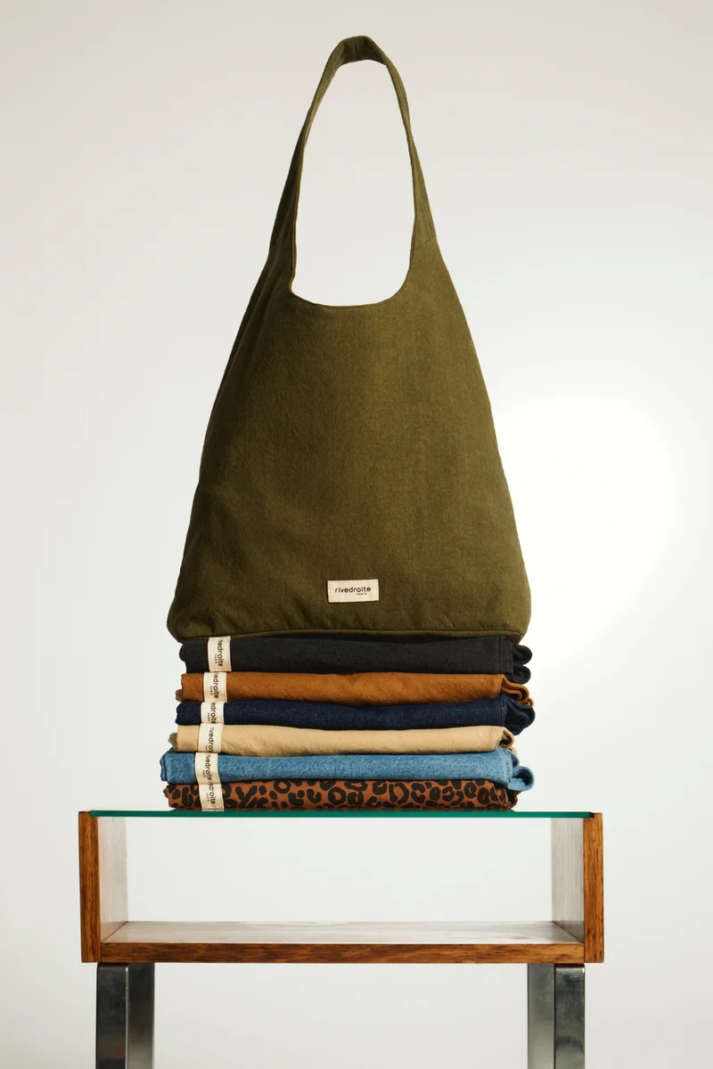 Richelieu le sac hobo - Polycoton Recyclé Kaki
