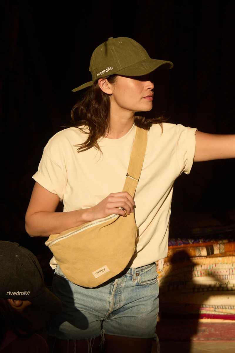 Custine XL le sac banane - Coton recyclé Beige