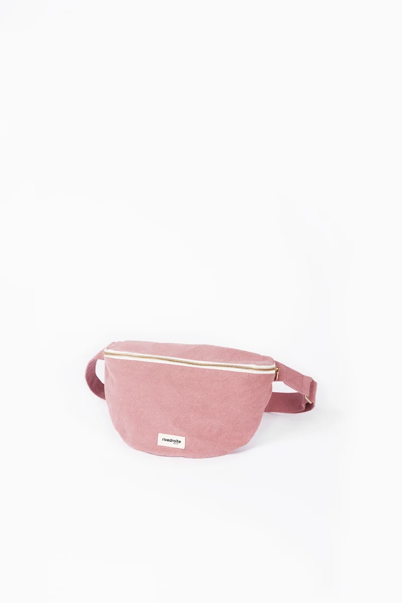 Custine XL le sac banane - Coton recyclé Bois de Rose