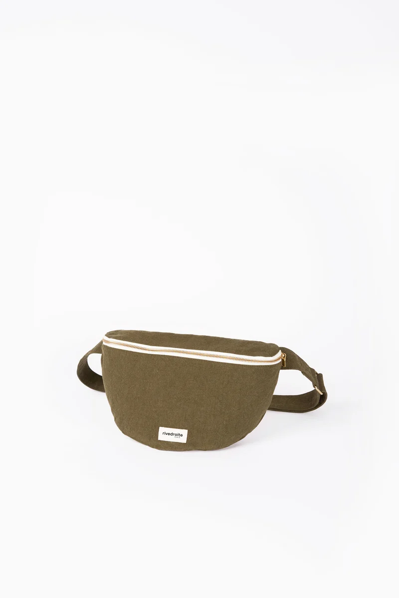 Custine XL le sac banane - Coton recyclé Kaki
