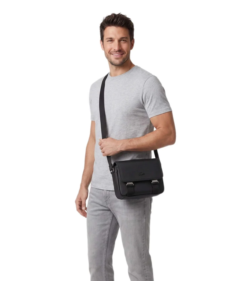 Lacoste Mens Classic Sac bandoulière buffle