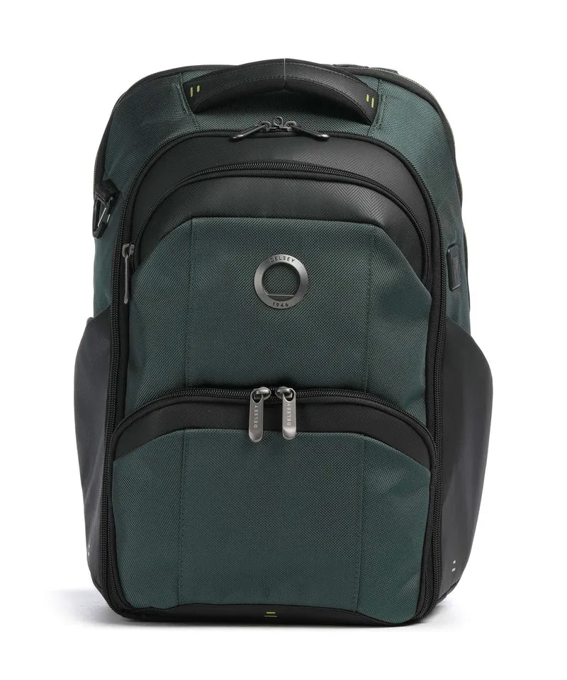 Delsey Paris DLC Pro Sac à dos d'ordinateur olive