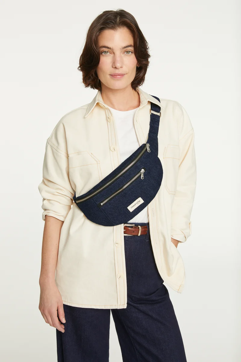 Orsel le sac banane - Denim Brut recyclé