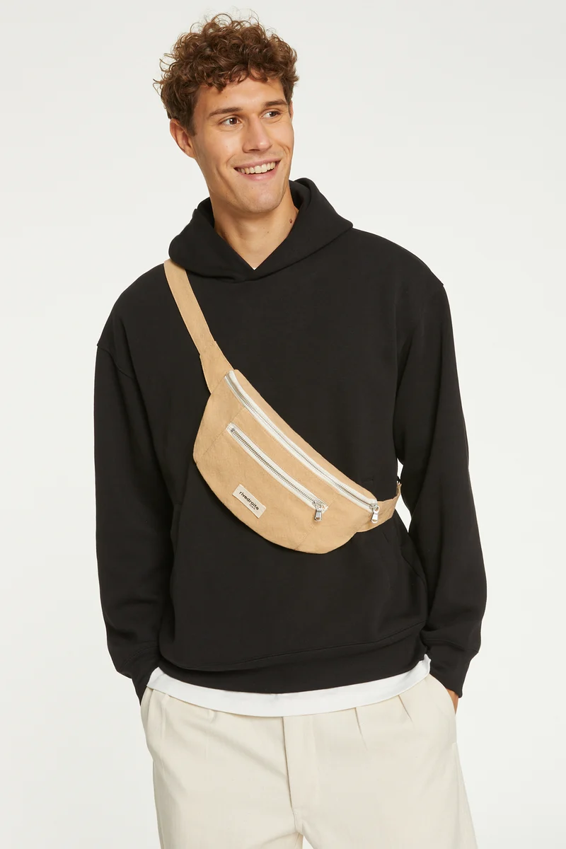 Orsel le sac banane - Coton recyclé Beige Sable