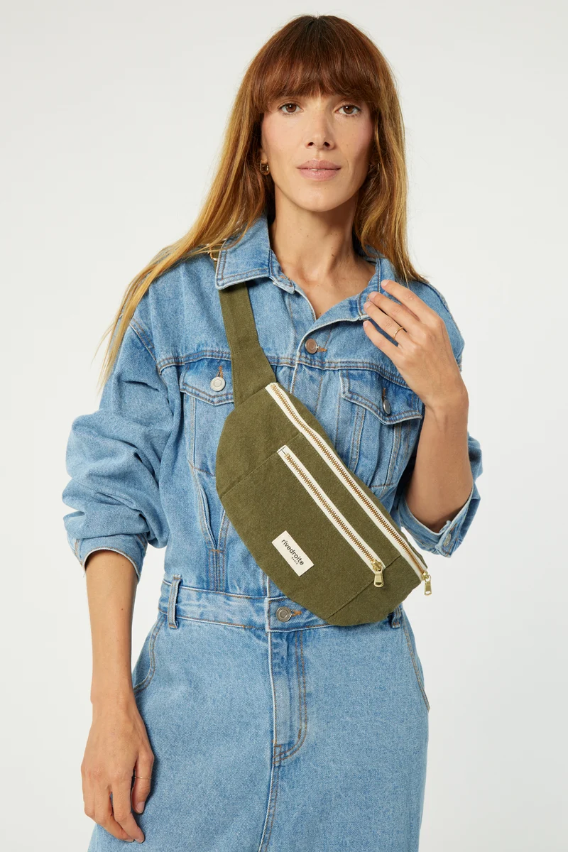Orsel le sac banane - Coton recyclé Kaki