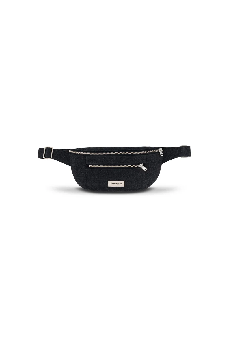 Orsel le sac banane - Coton recyclé Noir