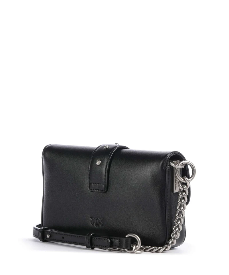 Pinko Love One Baby Sac porté épaule nero/old silver