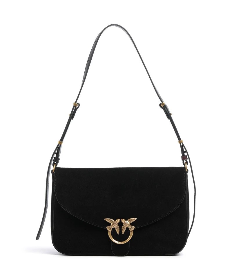 Pinko Love Classic Sac porté épaule nero/limousine/oro