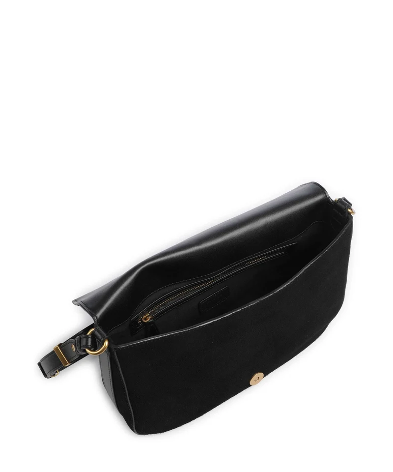 Pinko Love Classic Sac porté épaule nero/limousine/oro
