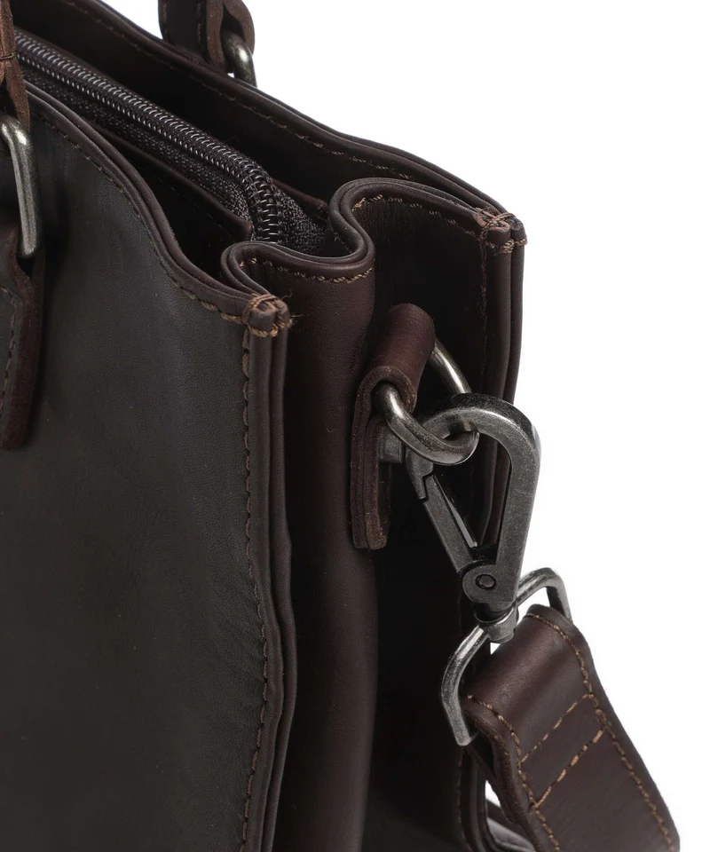 The Chesterfield Brand Wax Pull Up Cow Ellsworth Cabas brown