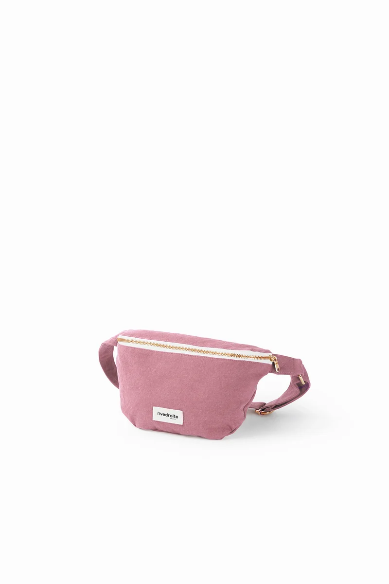 Custine le sac banane - Coton recyclé bois de rose