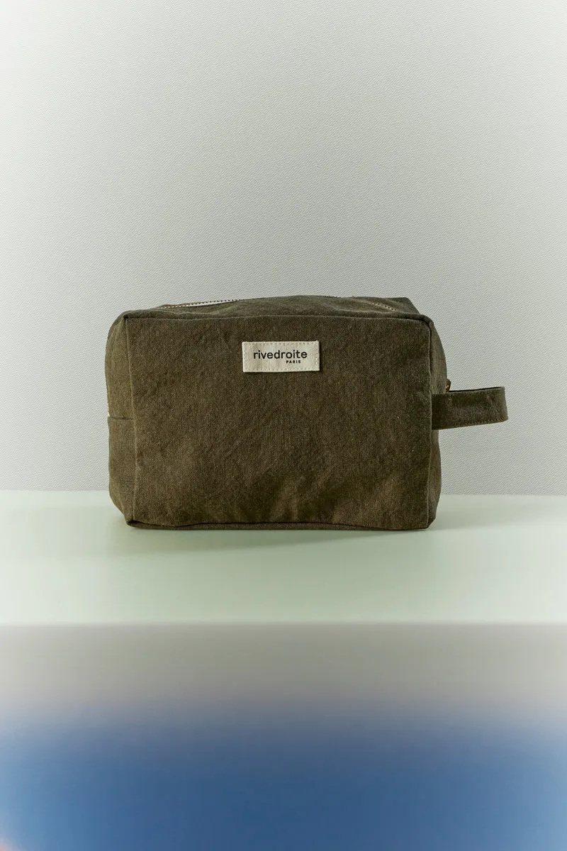 Tournelles la trousse XL - Coton recyclé Kaki