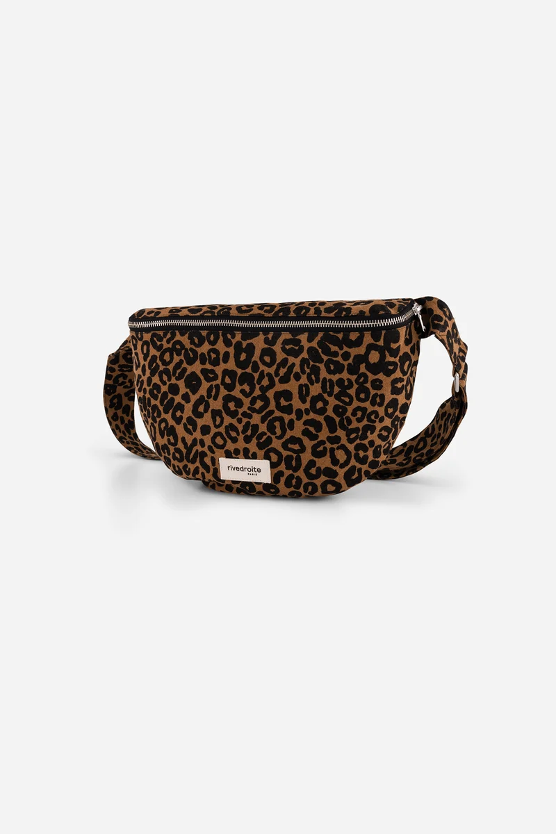 Custine XL le sac banane - Coton recyclé Léopard