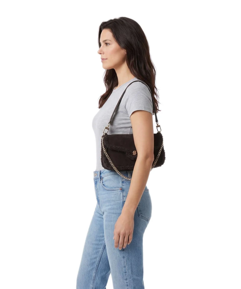 BOSS Beyond Sac porté épaule dark brown