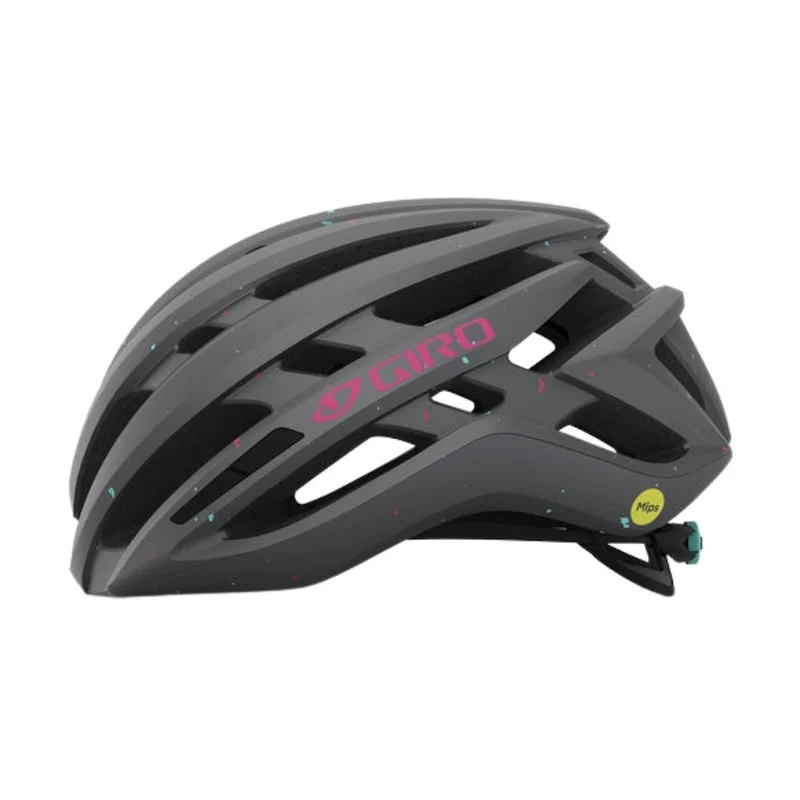 Casque de vélo Giro Agilis MIPS - Gris mat/vert (femmes)