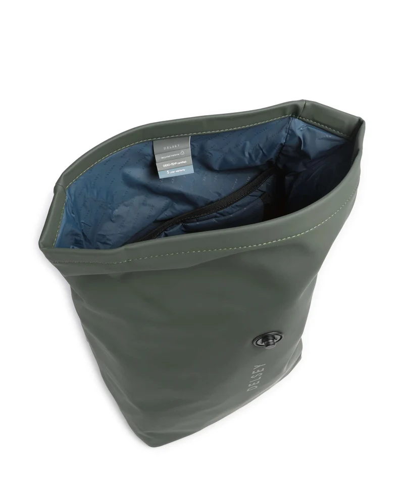 Delsey Paris Turenne Soft Sac à dos roll-top green