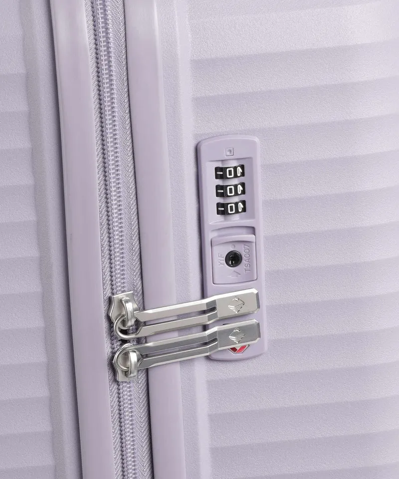 Travelite Air Stripe Valise 4 roues lavender