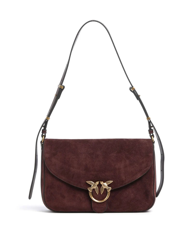 Pinko Love Classic Sac porté épaule burgundy/gold