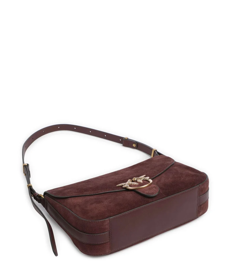 Pinko Love Classic Sac porté épaule burgundy/gold