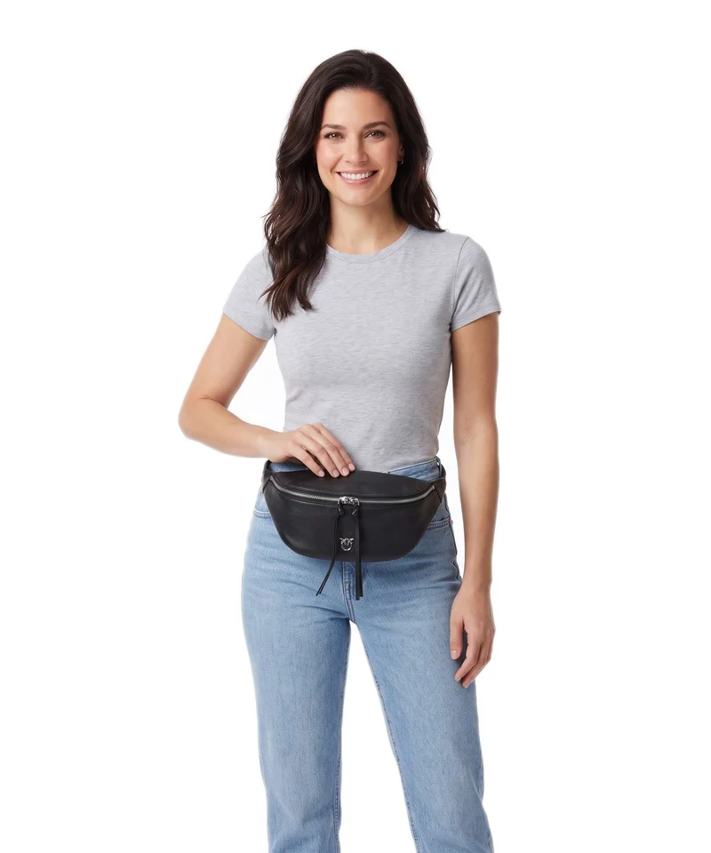 Pinko Sac banane nero limousine/mix gold