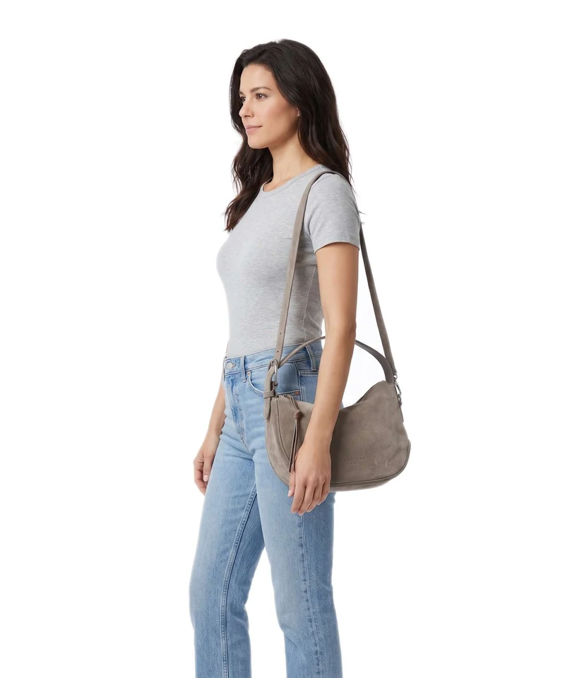 Liebeskind Ines Suede S Sac bandoulière neutral grey