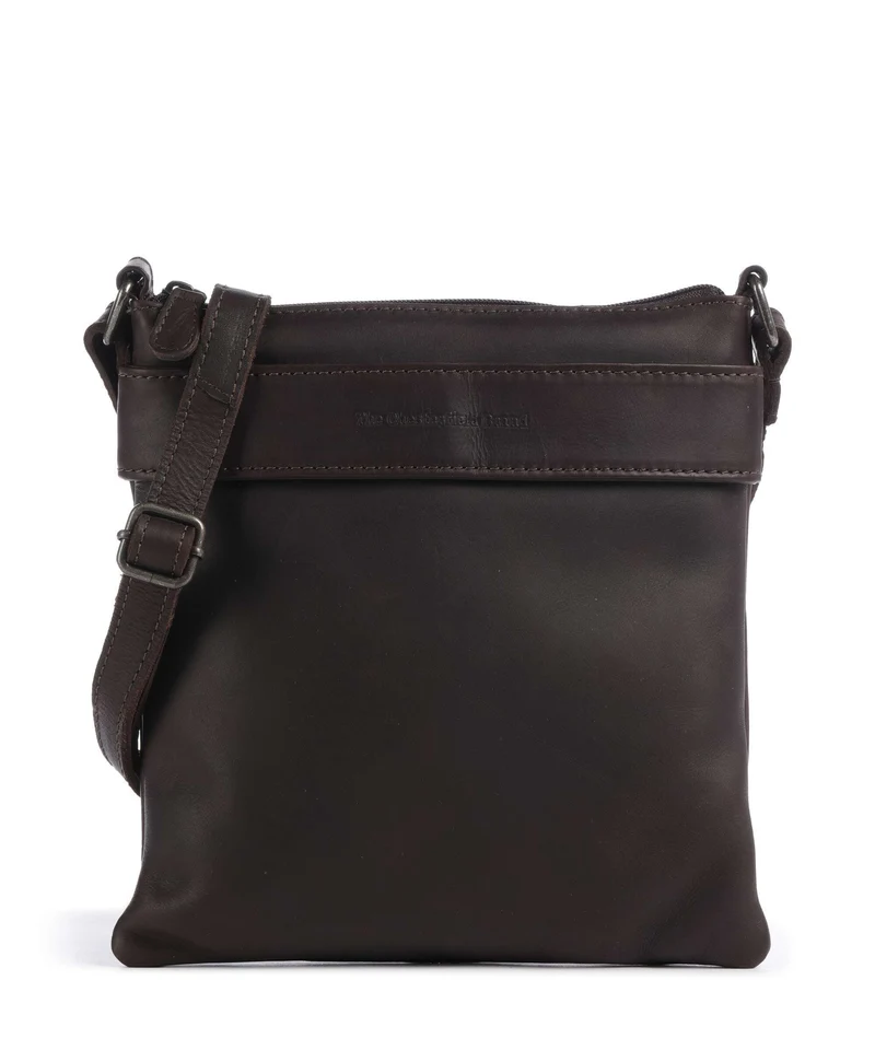 The Chesterfield Brand Wax Pull Up Cow Trenton Sac bandoulière brown