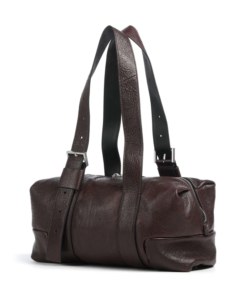 AllSaints Ares Sac porté épaule burnt umber red/silver