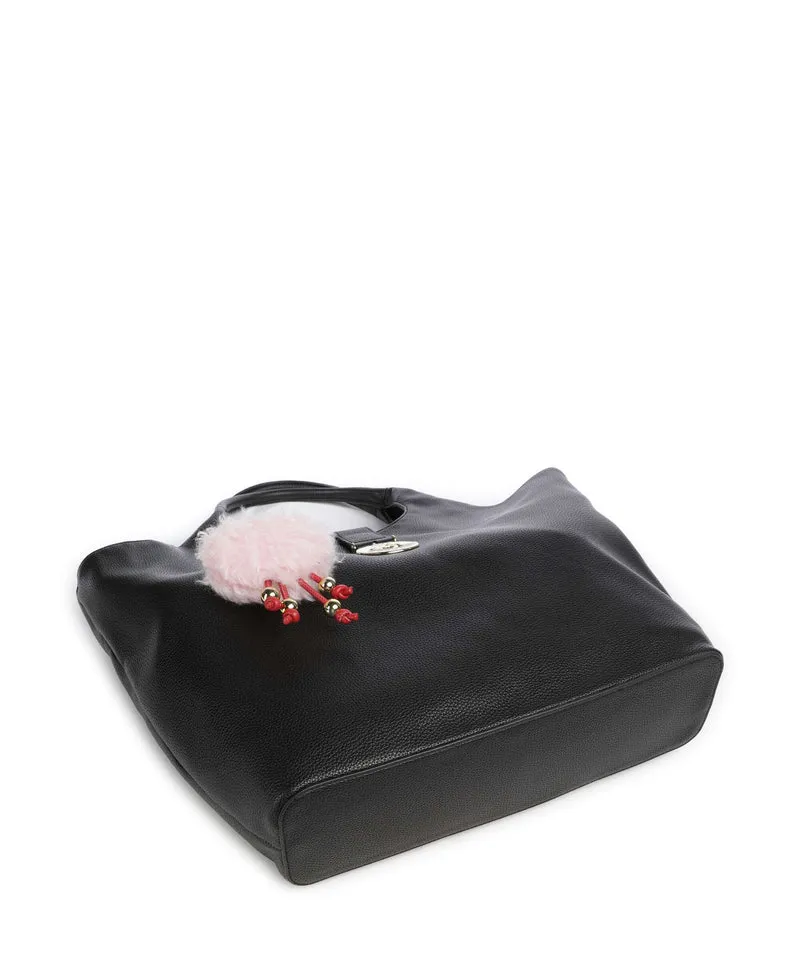 Love Moschino Bouncing Heart Cabas nero