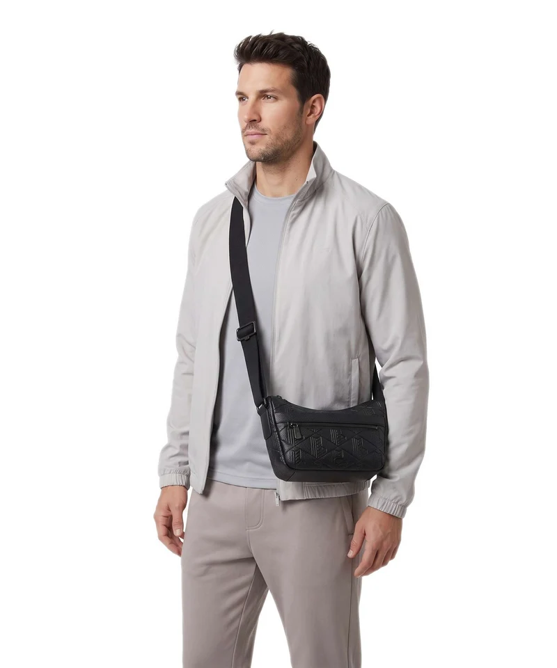 Lacoste Megagrain Sac bandoulière noir
