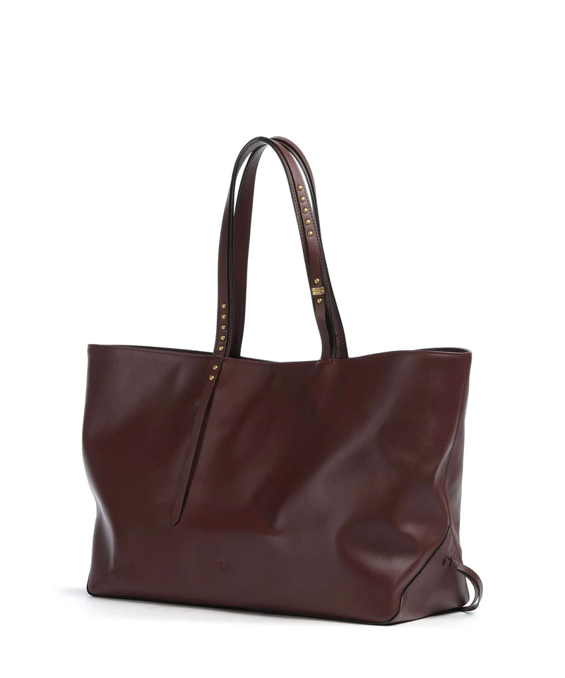 Pinko Cabas burgundy wine/antique gold