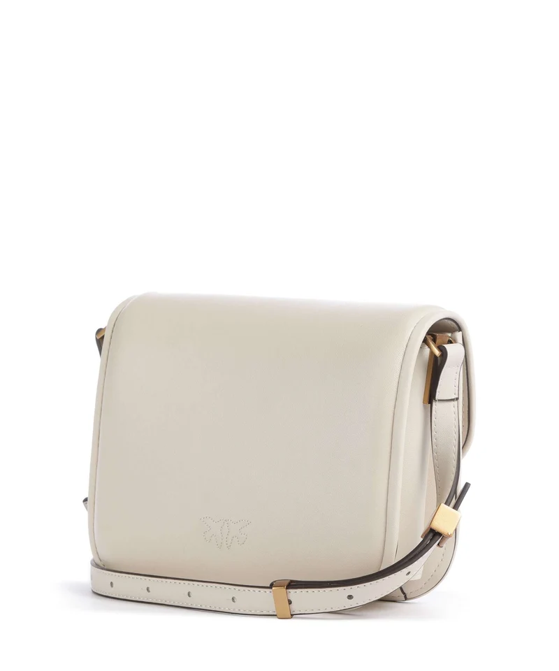 Pinko Love One Mini Sac bandoulière bianco seta/antique gold