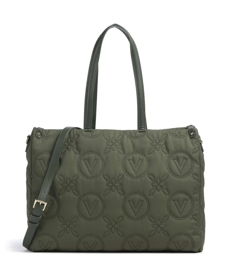 Valentino Bags Puffy Cabas verde militare