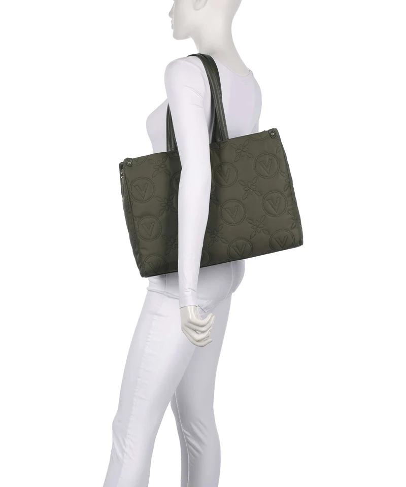 Valentino Bags Puffy Cabas verde militare