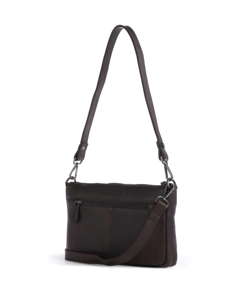 The Chesterfield Brand Wax Pull Up Cow Orinoco Sac porté épaule brown