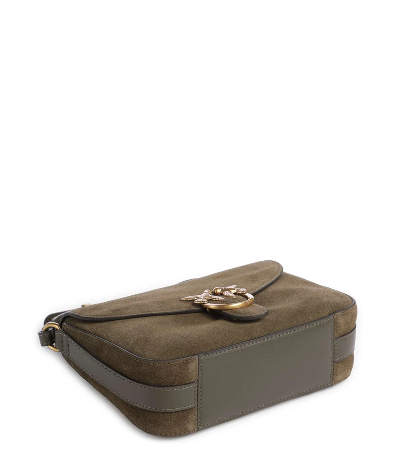 Pinko Love Mini Sac bandoulière militar green/gold