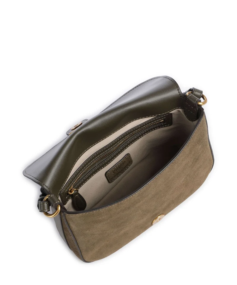 Pinko Love Mini Sac bandoulière militar green/gold