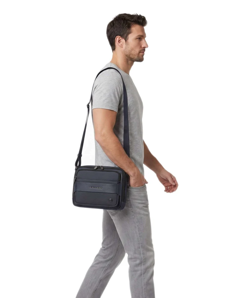 Piquadro Oberon Sac bandoulière blue