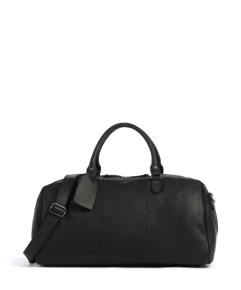 The Chesterfield Brand Wax Pull Up Cow William II Sac week-end black