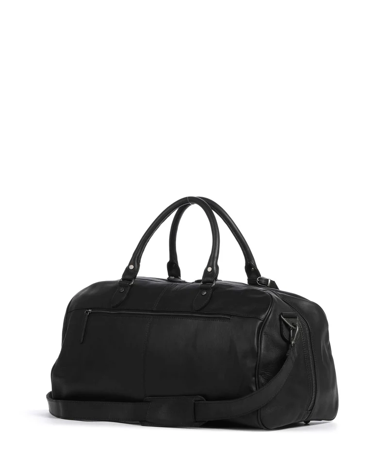 The Chesterfield Brand Wax Pull Up Cow William II Sac week-end black