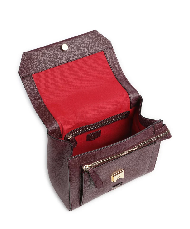 Lancel Ninon M Sac porté épaule cassis