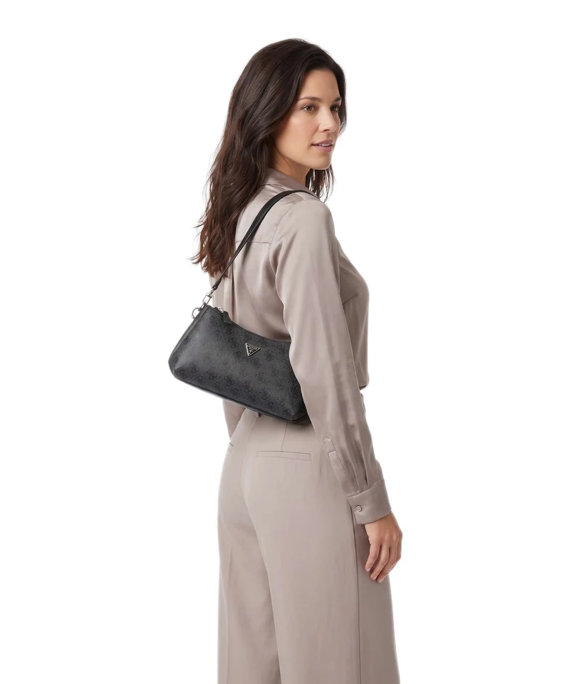 Guess Noelle II Sac porté épaule coal logo