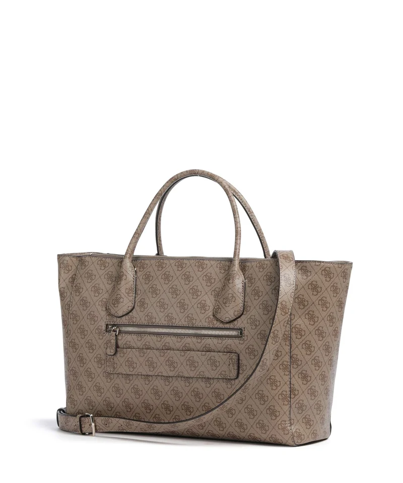 Guess Marissa Tech Logo Sac à main latte logo
