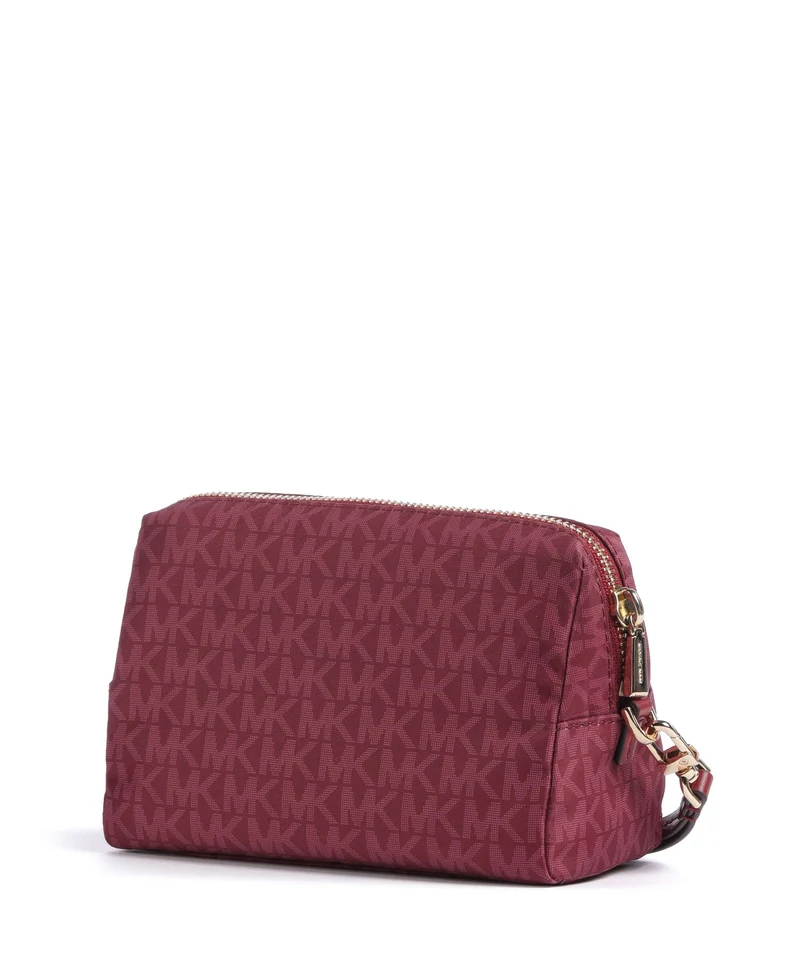 Michael Kors Zadie Small Sac à cosmétiques deep red