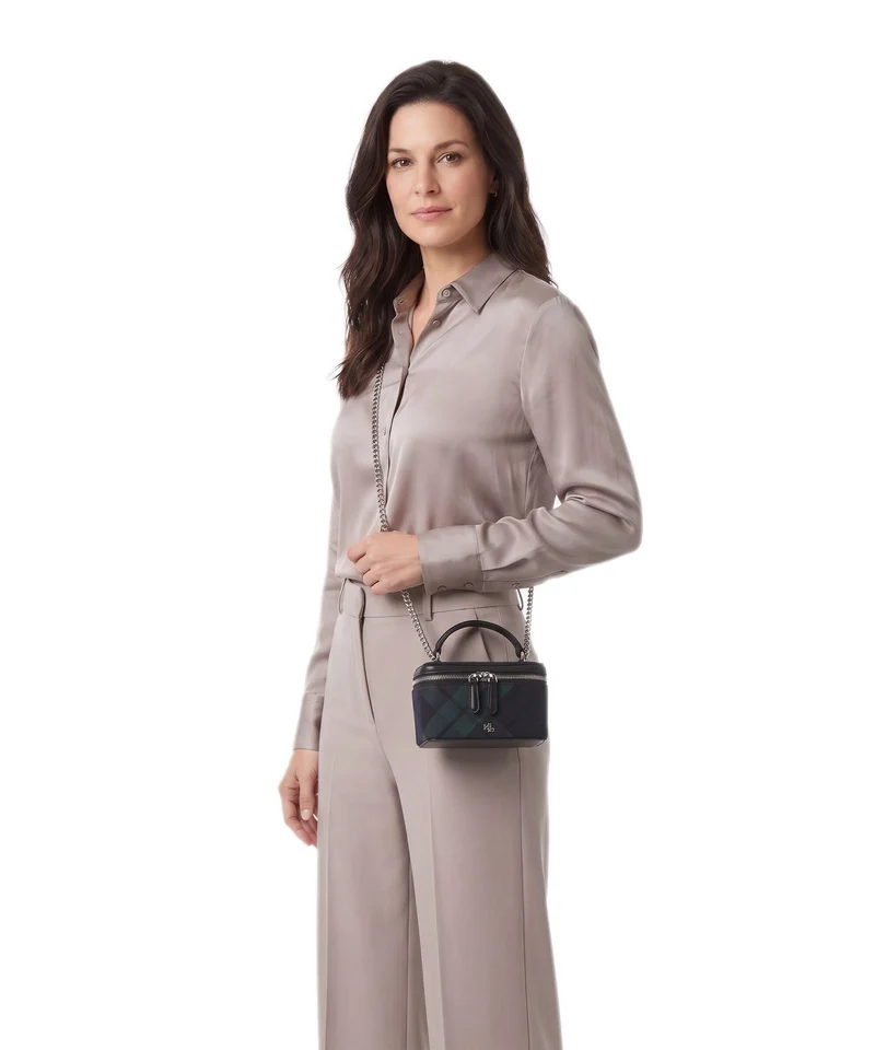 Lauren Ralph Lauren Hallee Small Sac bandoulière black watch tartan