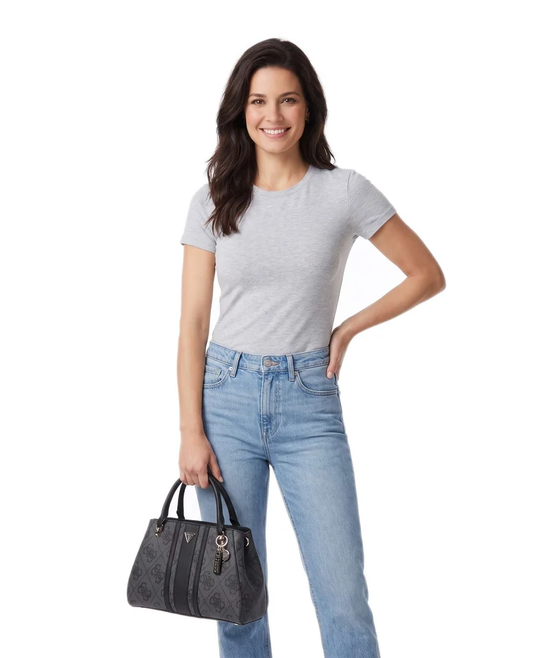 Guess Noelle II Luxury Sac à main coal logo